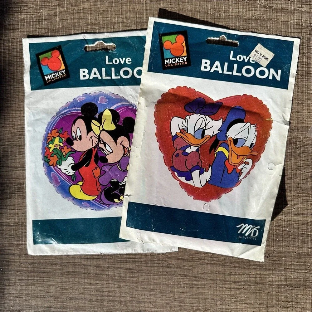 Vintage Mickey Unlimited Minnie Mouse Donald Daisy Character Balloon Nos